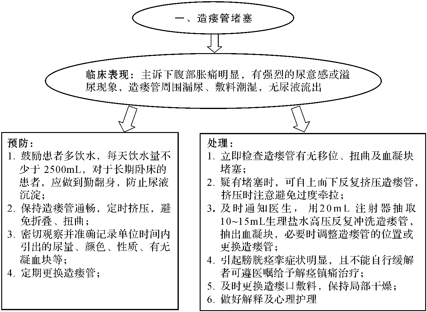 第三節(jié) 膀胱造瘺管護理技術風險防范流程